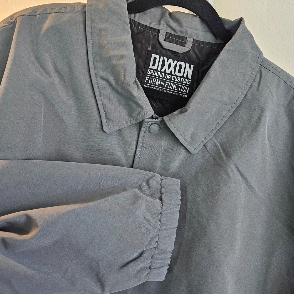 DIXXON Flannel Co. Coaches Jacket Mens 3X Gray Snap Front Workwear NEW - Picture 4 of 11